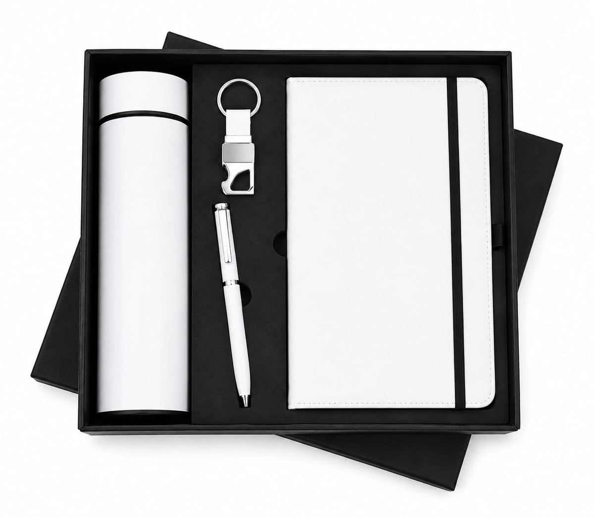 Bottle with Elastic Diary Set