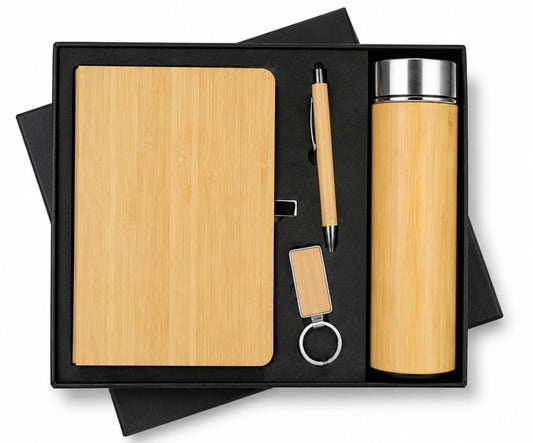 Wooden Bottle with Diary Set - PARTYFOXX 