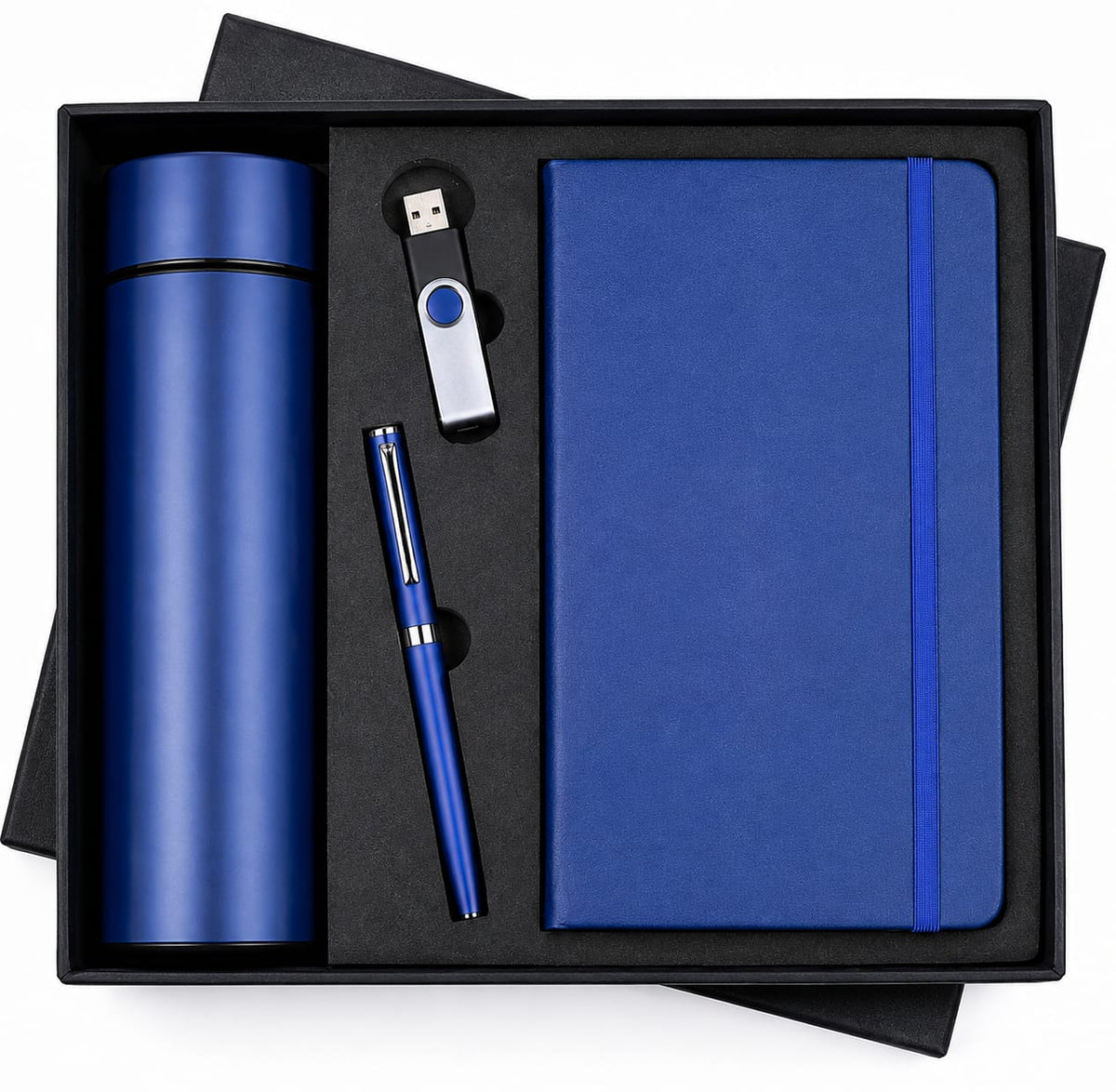 Bottle, Pen Drive &  Elastic Diary Set - PARTYFOXX 