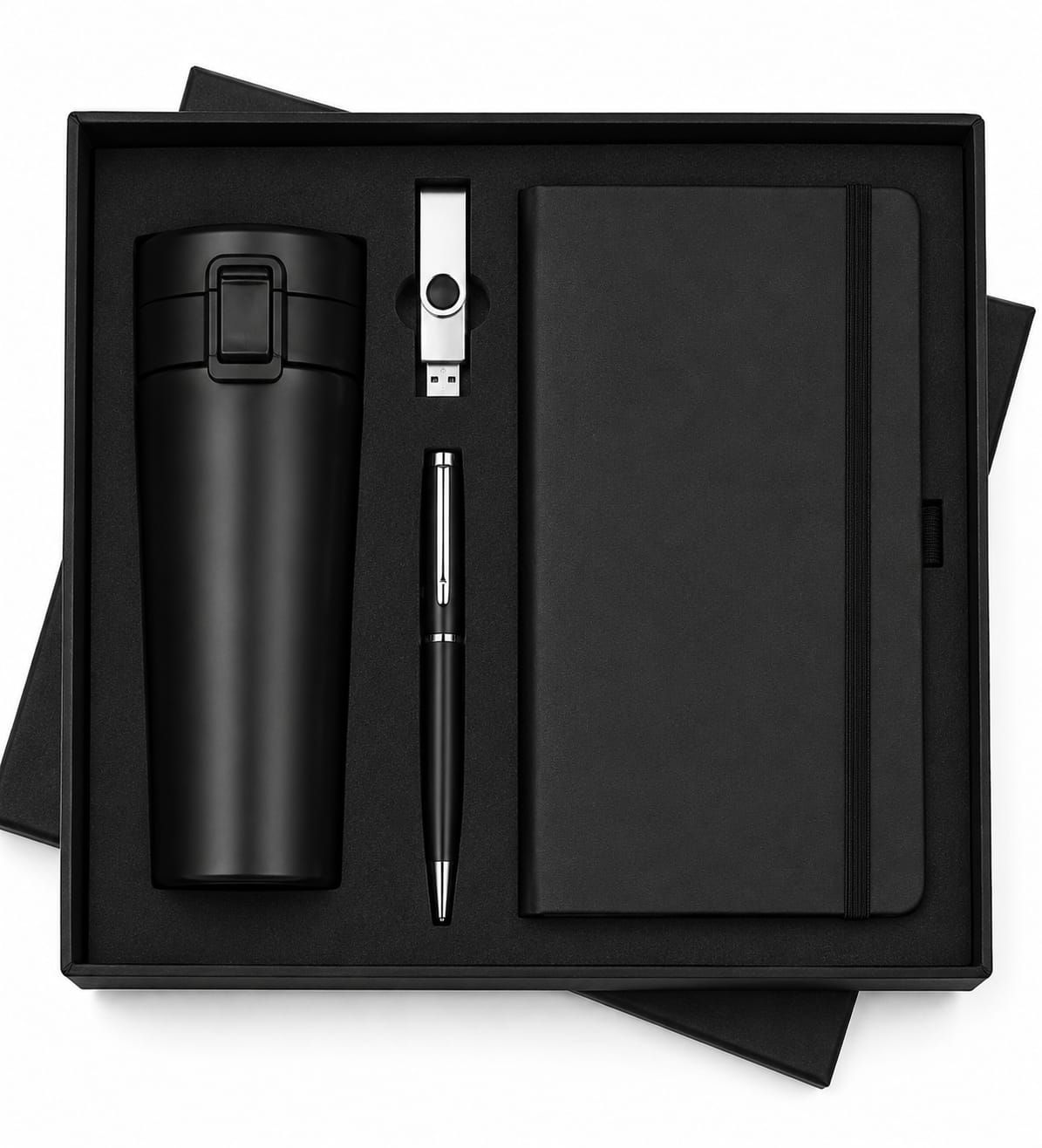 Flip Cup, Pen Drive & Elastic Diary Set - PARTYFOXX 
