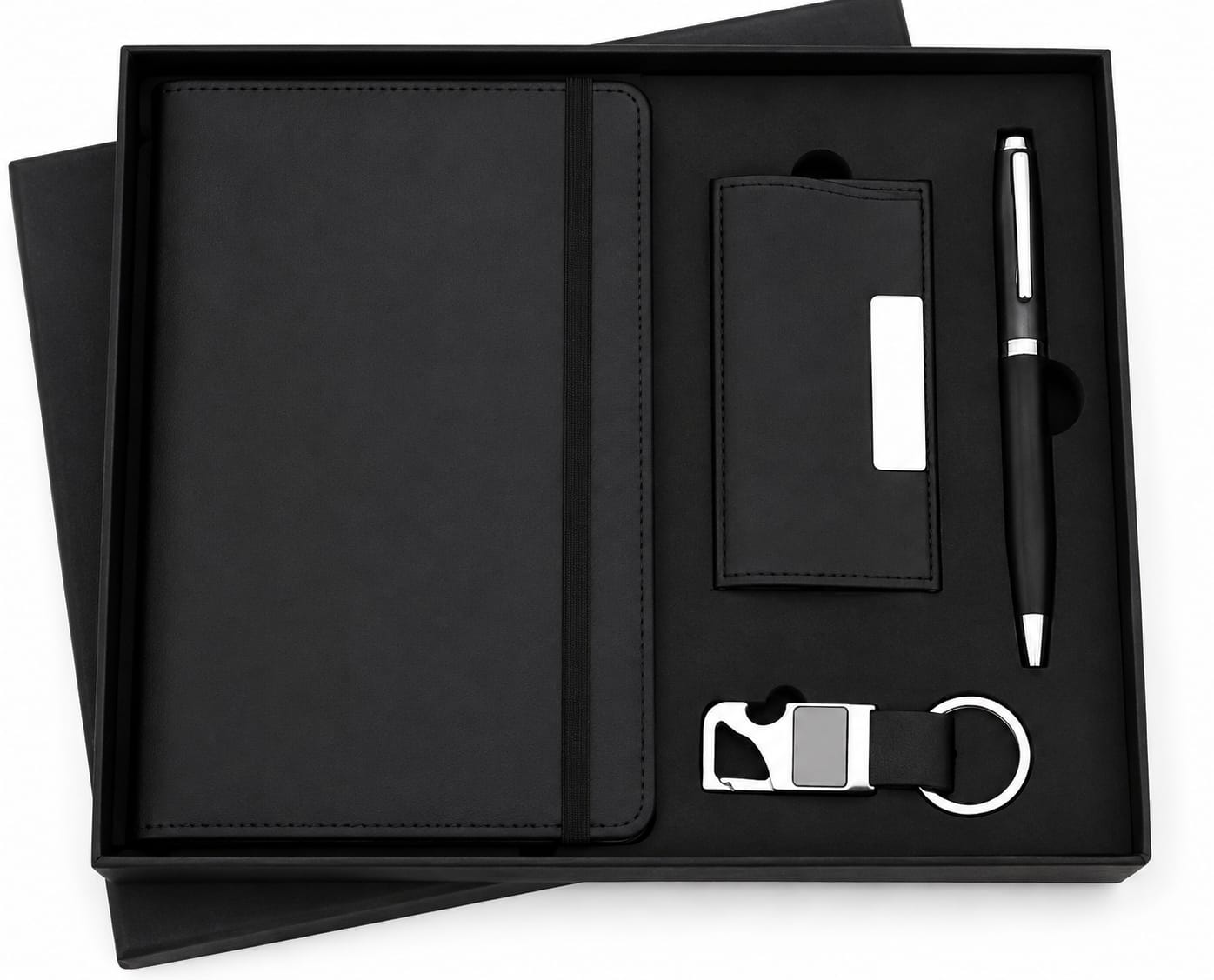 Cardholder & Elastic Diary Corporate Gift Set