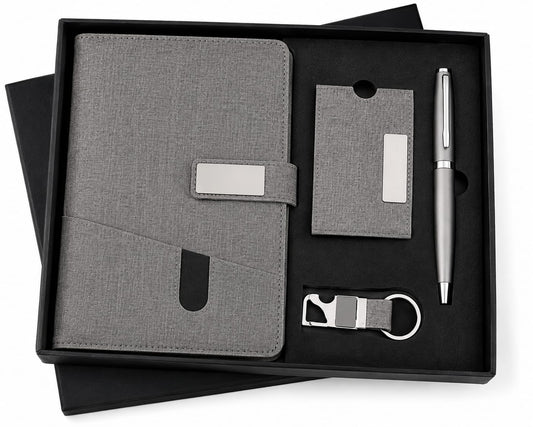 Cardholder & Mobile Pocket Magnet Diary Corporate Gift Set - PARTYFOXX 