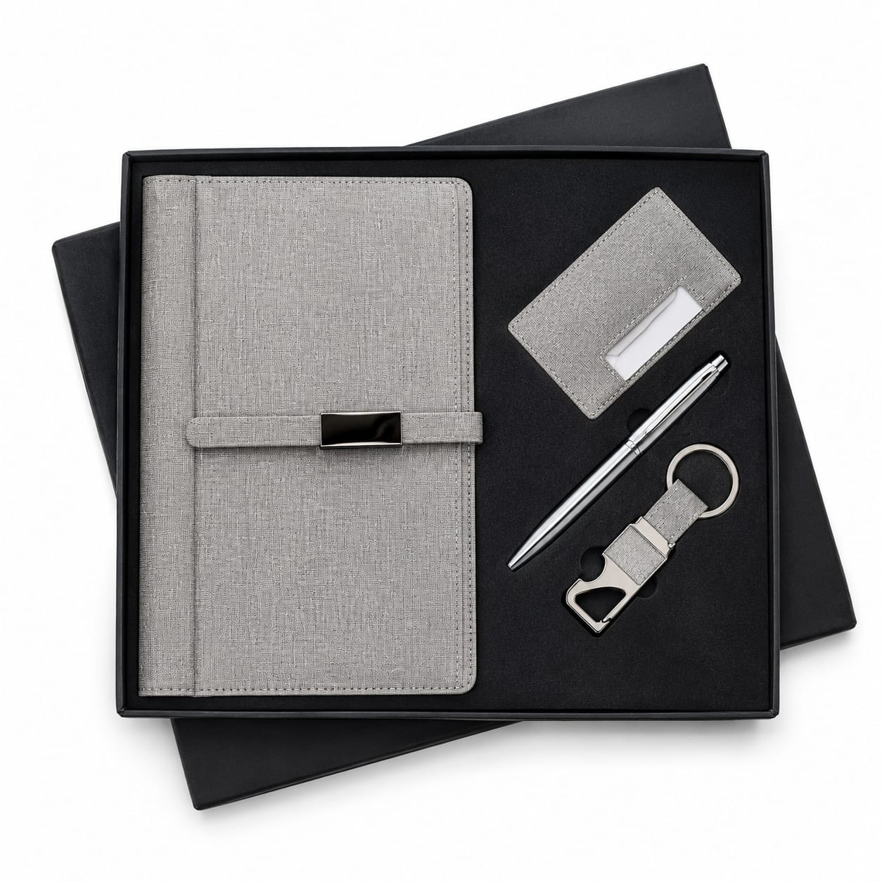 Cardholder & Slim Flip Magnet Diary Corporate Gift Set