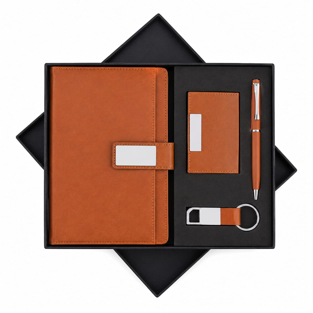 Cardholder & Flip Magnet Diary Corporate Gift Set