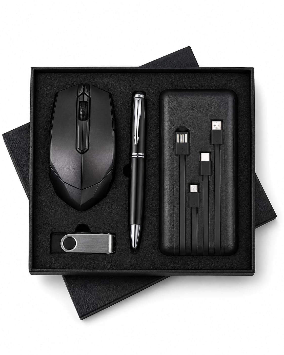Power Bank, Pen Drive,  Mouse & Pen Corporate Gift Set