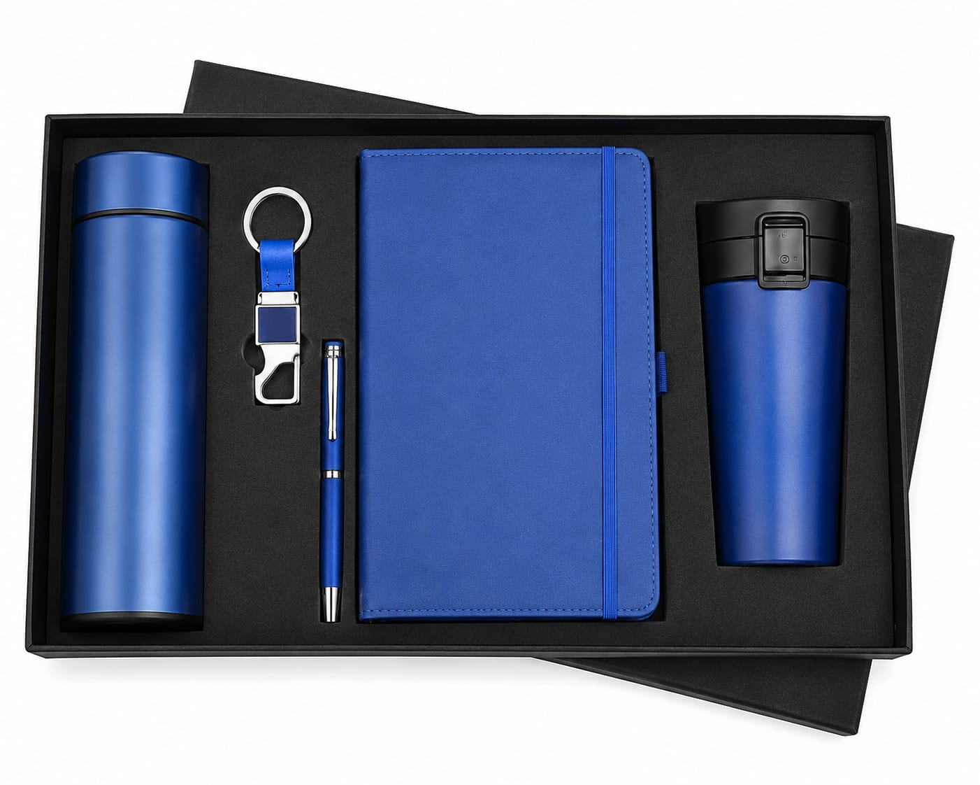 Elastic Diary with Flip Cup Corporate Gift Set