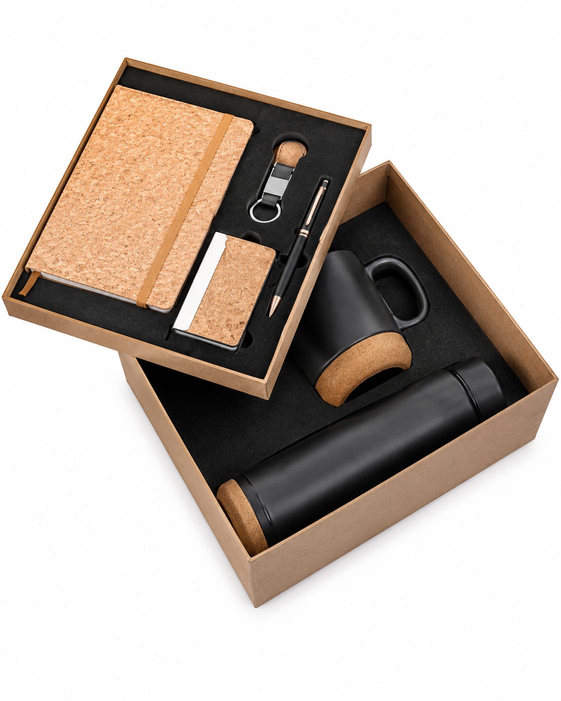 Crock Diary, Bottle, Cup, Cardholder, Pen & Keychain Corporate Gift Set