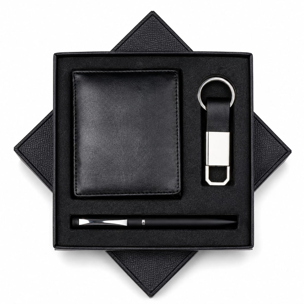 Purse, Pen & Keychain Corporate Gift Set - PARTYFOXX 