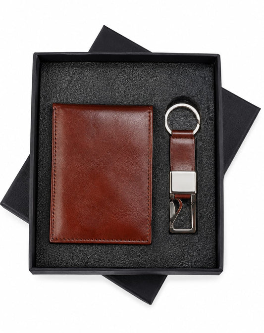 Purse & Keychain Corporate Gift Set - PARTYFOXX 