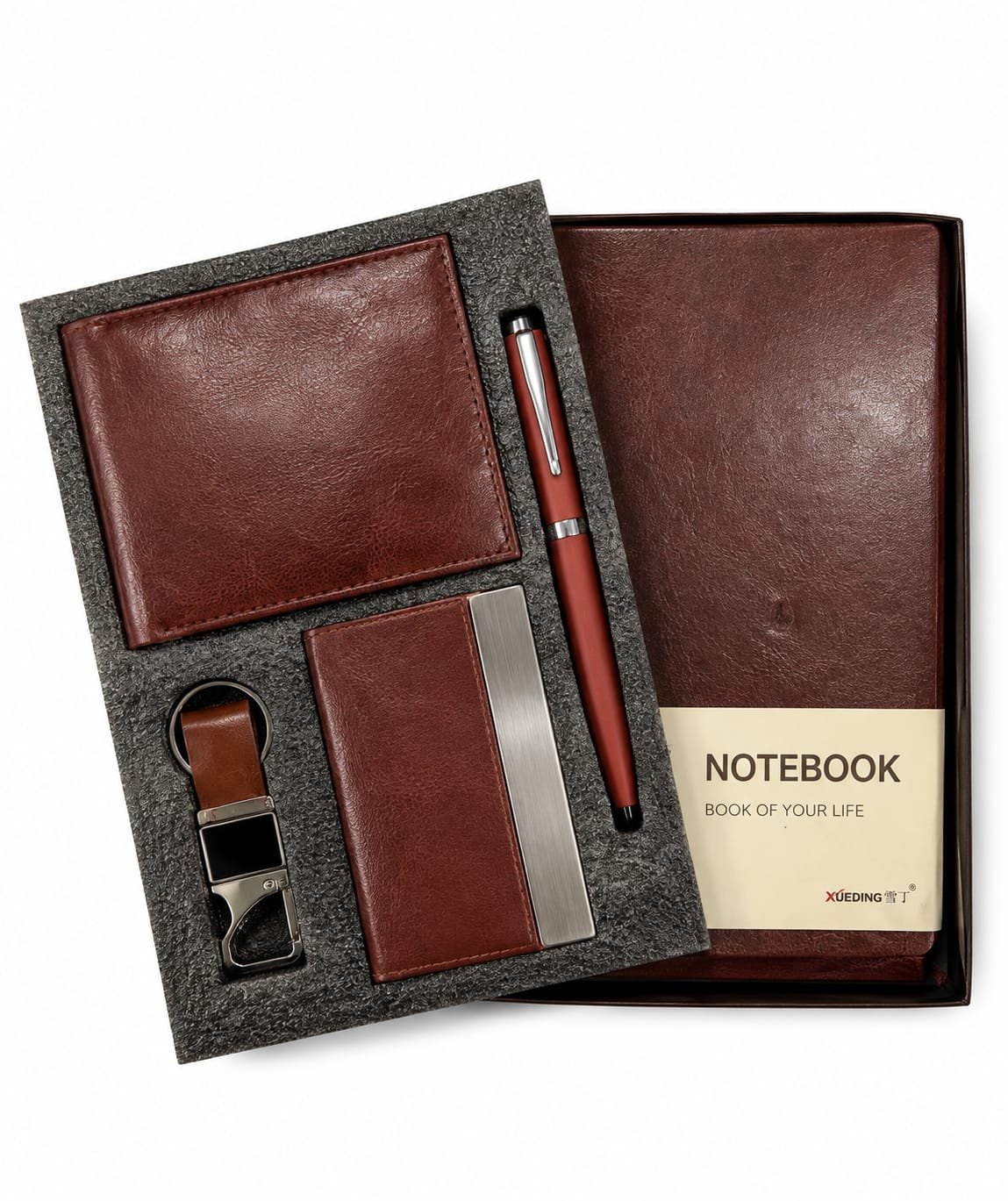 Purse, Pen, Keychain & Cardholder Corporate Gift Set - PARTYFOXX 