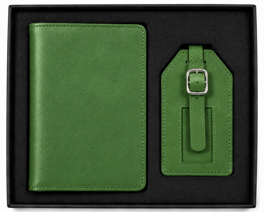 Passport Cover & Luggage Tag Corporate Gift Set - PARTYFOXX 