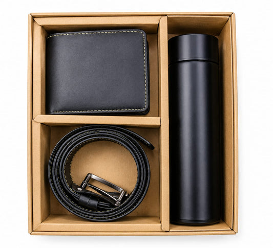 Belt, Purse & Bottle Corporate Gift Set - PARTYFOXX 