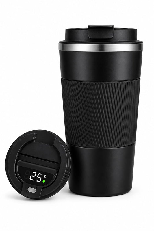 Smart Temperature Display Stainless Steel Travel Tumbler - PARTYFOXX 