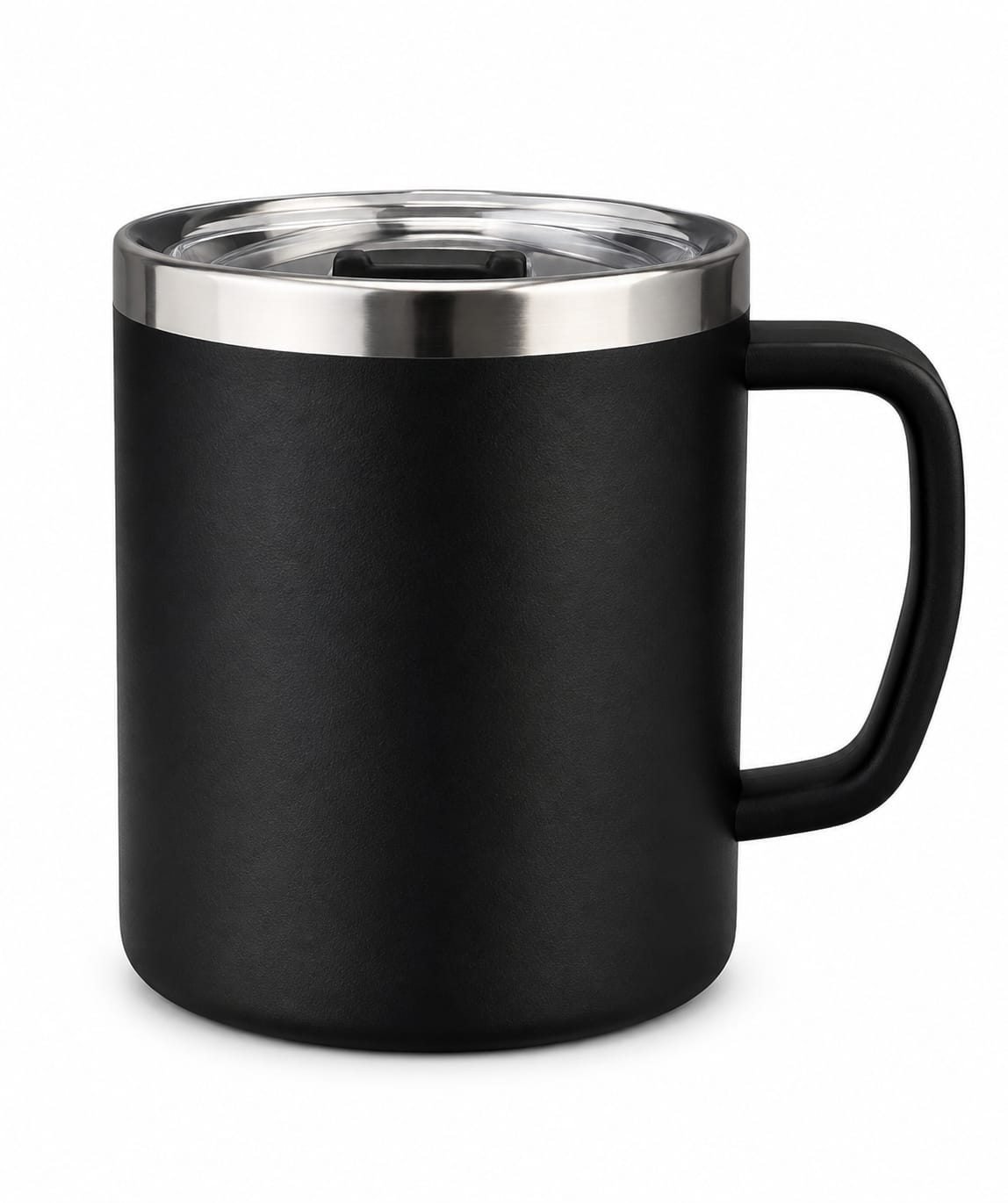 Premium Stainless Steel Coffee Mug with Handle - PARTYFOXX 