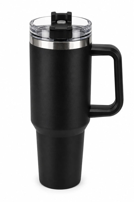 Premium Insulated Travel Tumbler with Handle - PARTYFOXX 