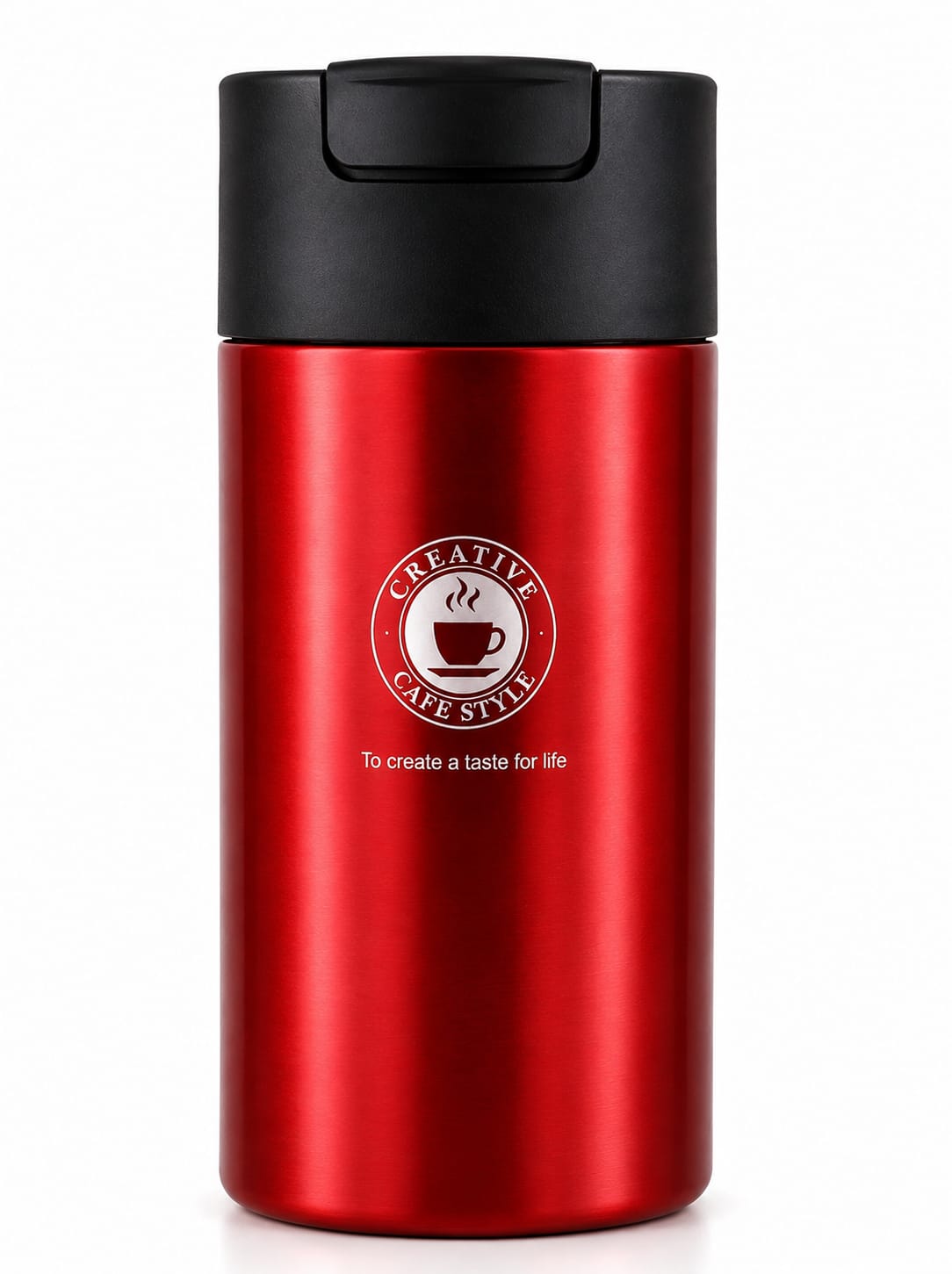 Premium Flip Lid Stainless Steel Travel Mug - PARTYFOXX 