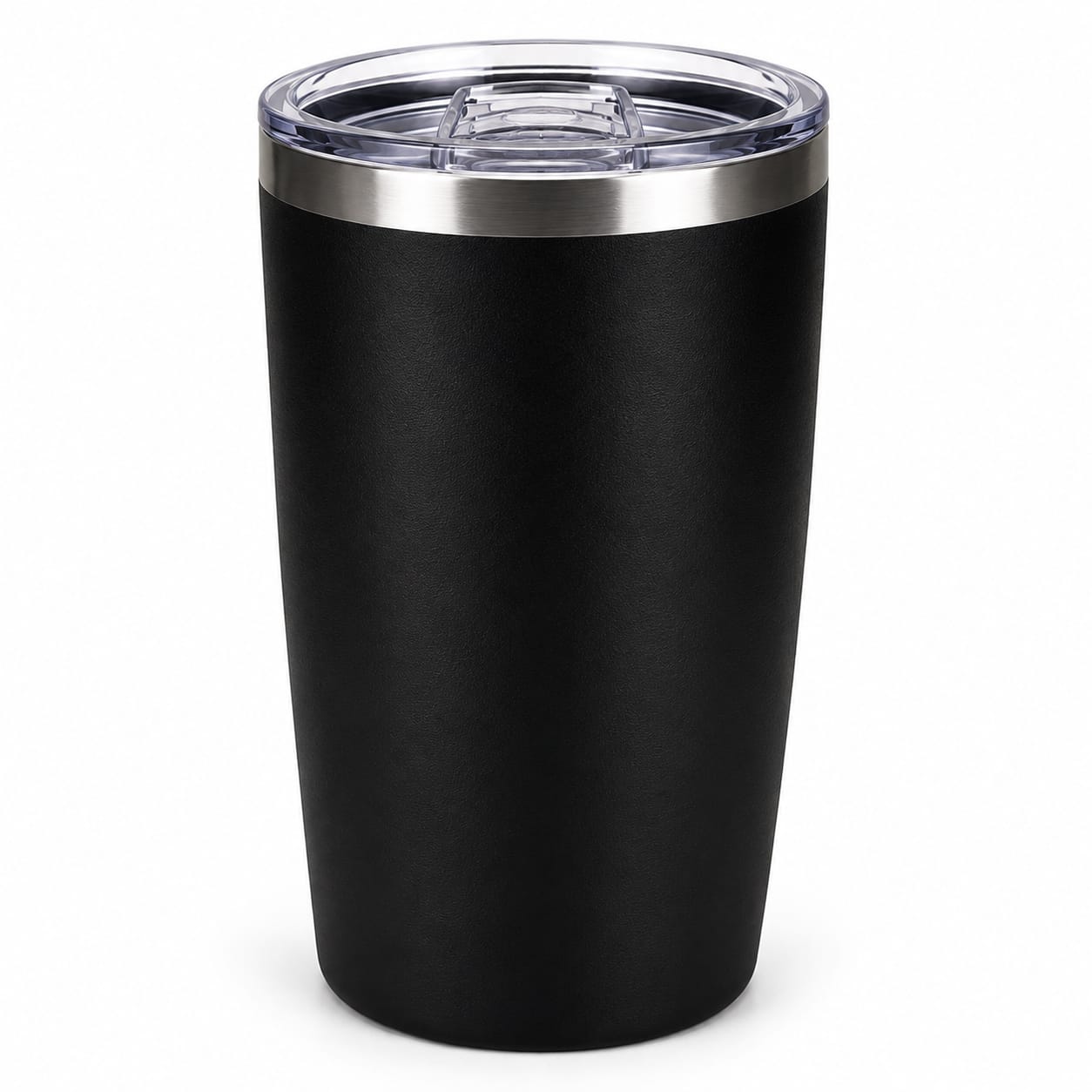 Premium Insulated Stainless Steel Tumbler with Clear - PARTYFOXX 
