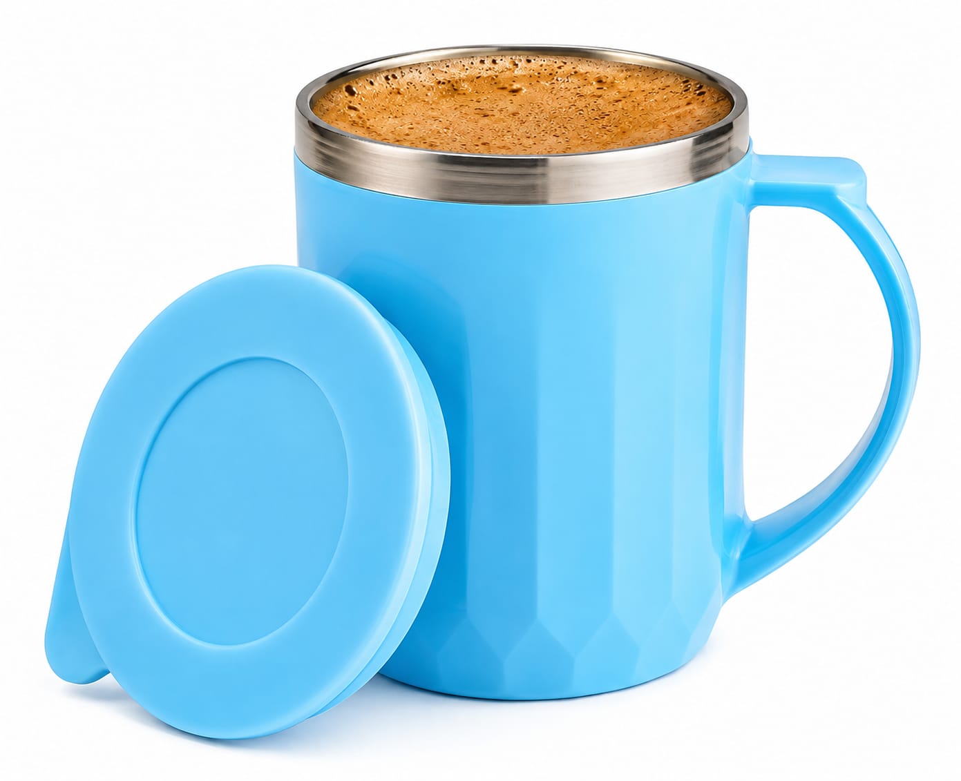 Premium Insulated Coffee Mug with Handle - PARTYFOXX 