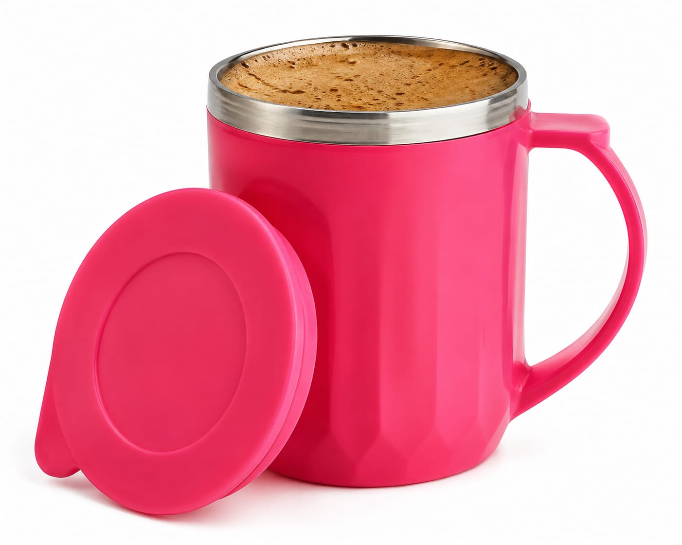 Premium Insulated Coffee Mug with Handle - PARTYFOXX 