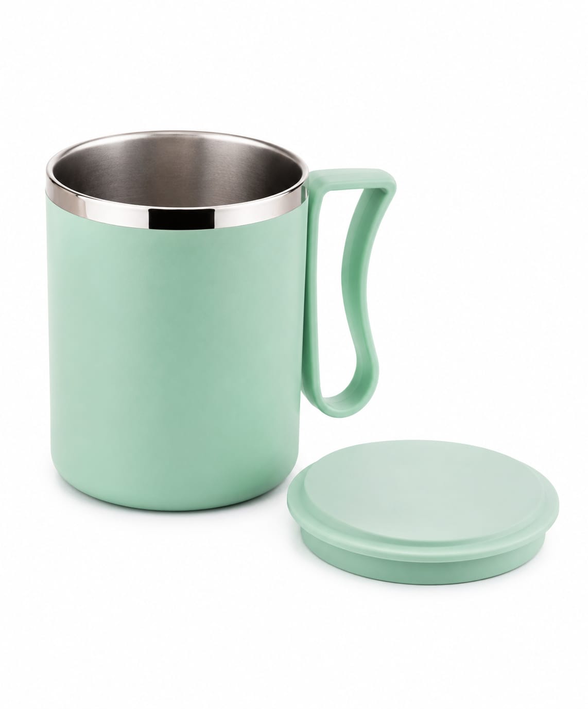 Premium Stainless Steel Insulated Coffee Mug with Handle - PARTYFOXX 
