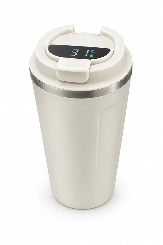 Premium Smart Temperature Display Insulated Travel Tumbler - PARTYFOXX 
