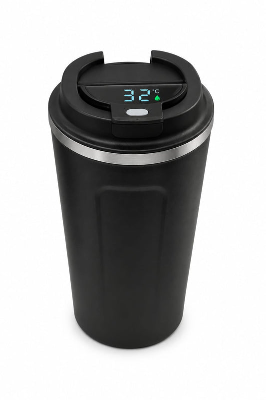 Premium Smart Temperature Display Insulated Travel Tumbler - PARTYFOXX 