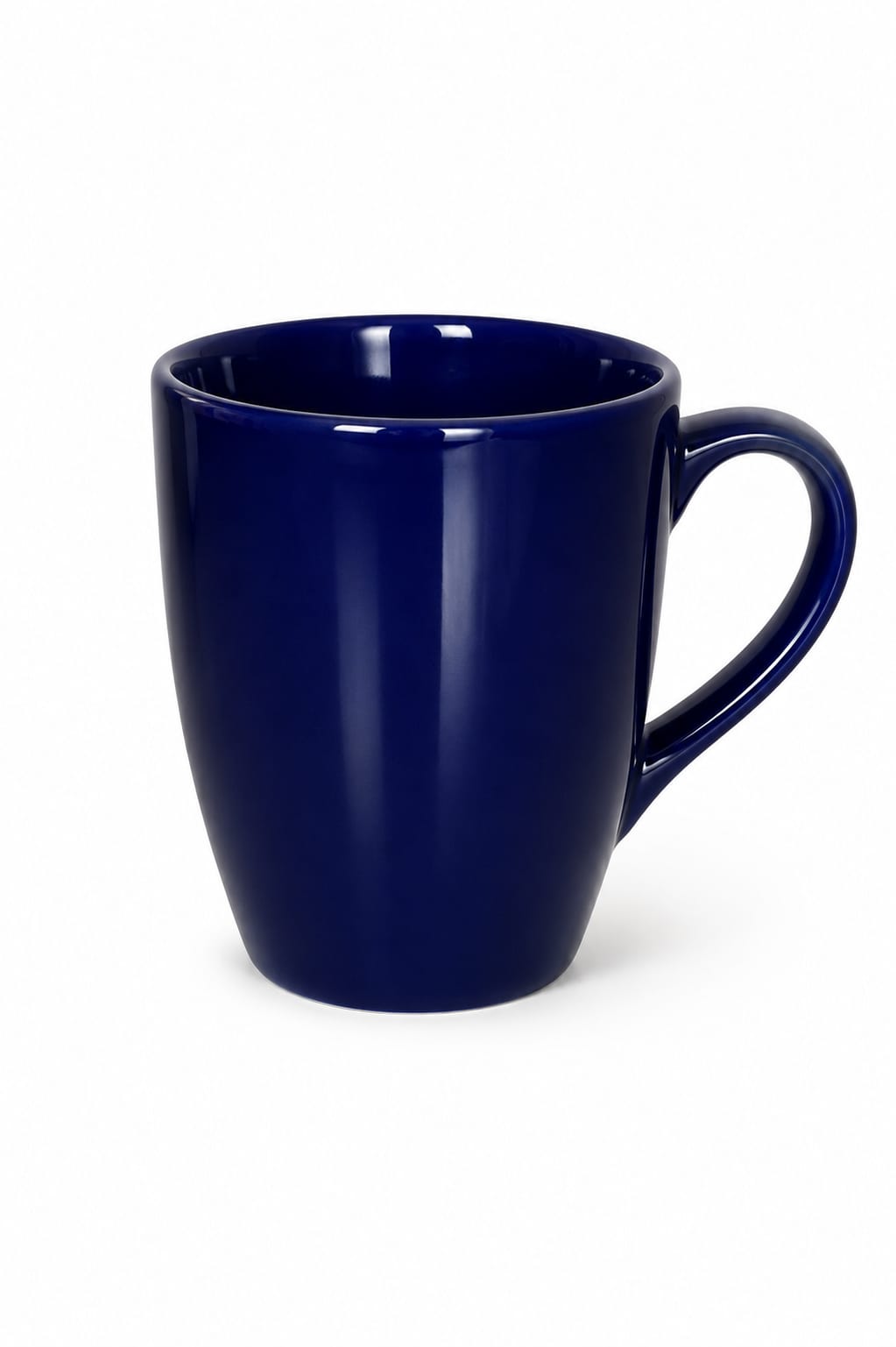 Premium Navy Blue Ceramic Coffee Mug with Handle - PARTYFOXX 