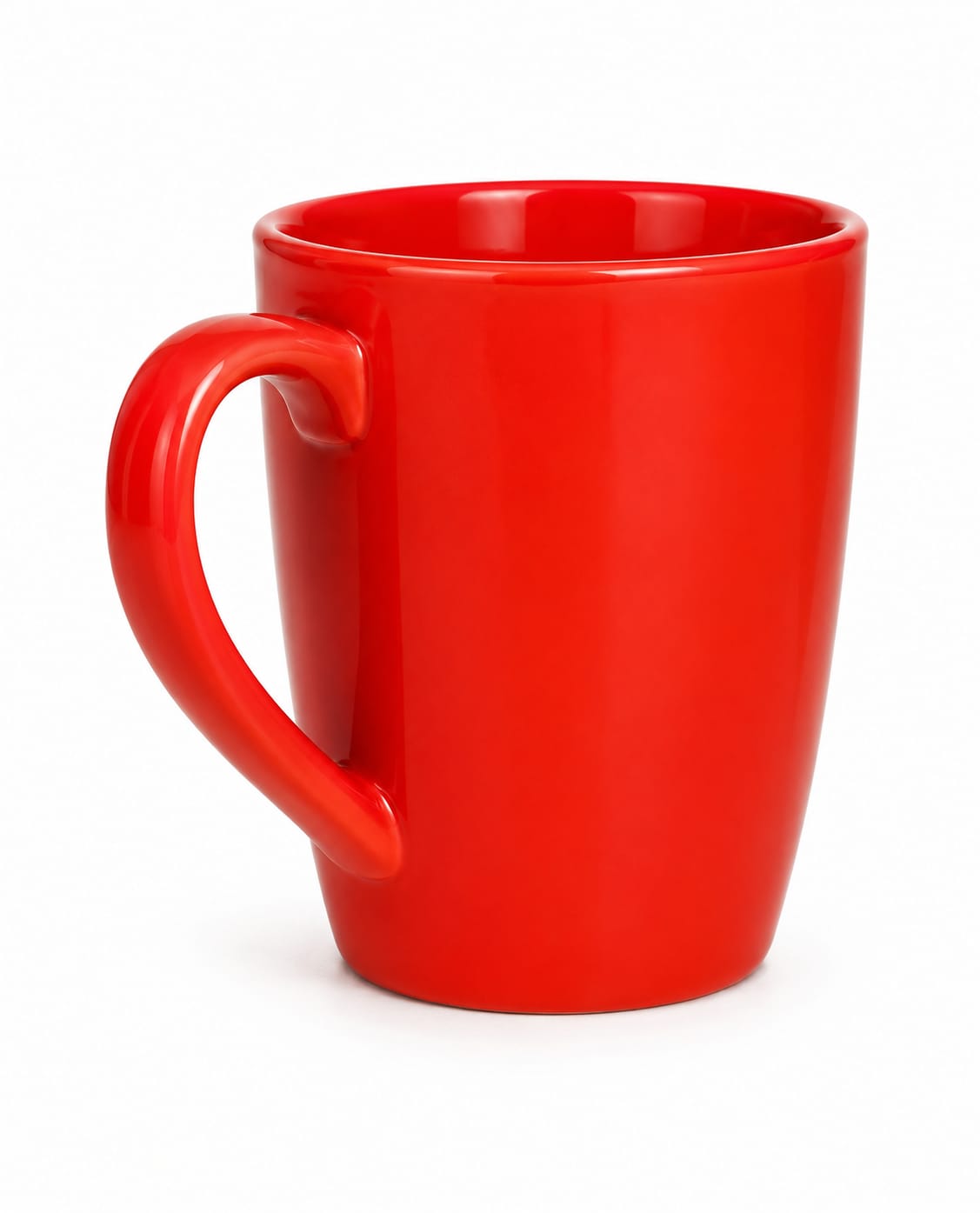 Premium Red Ceramic Coffee Mug with Handle - PARTYFOXX 