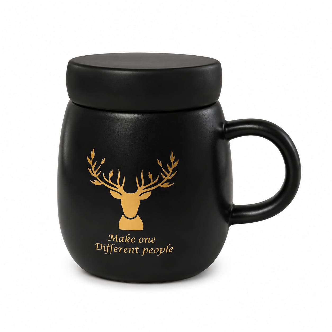 Premium Panda Rainbow Ceramic Coffee Mug with Lid & Straw - PARTYFOXX 