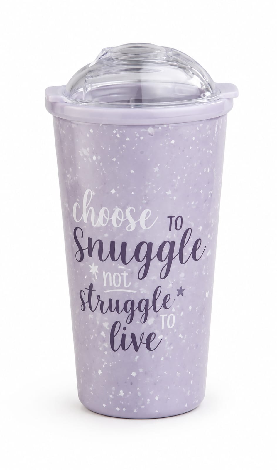 Premium Pink Glitter Tumbler with Dome Lid - PARTYFOXX 