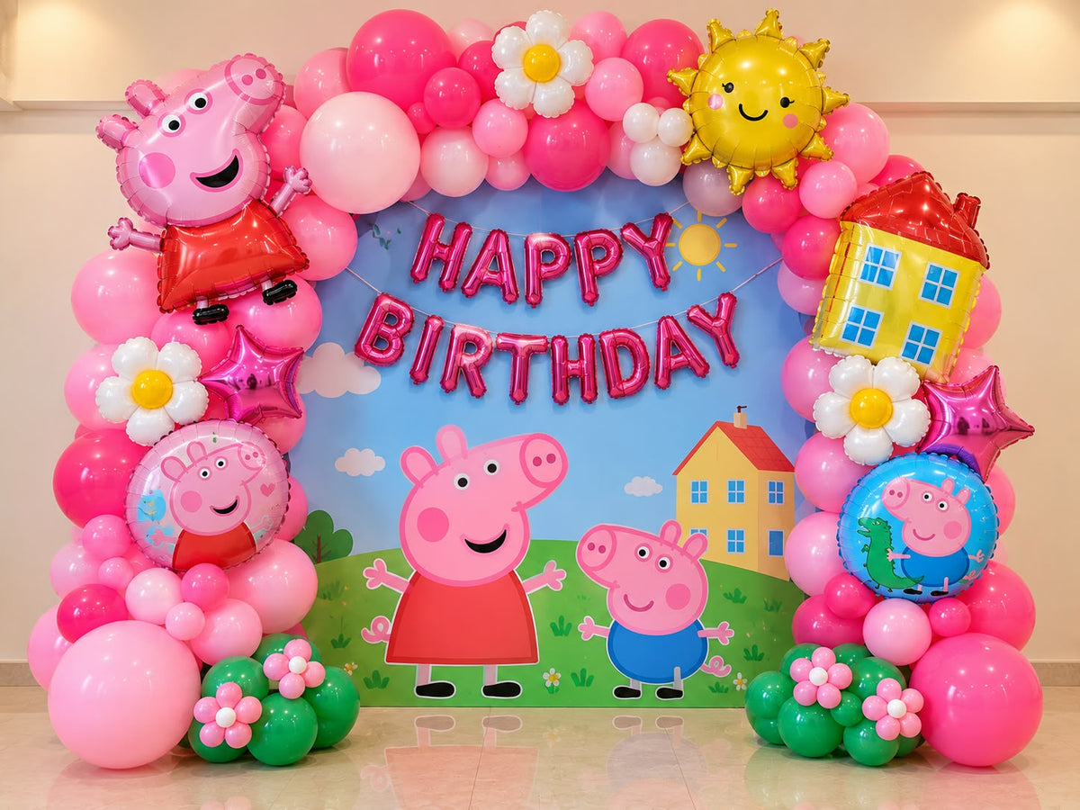 Birthday Decoration Kits — Peppa Theme - PARTYFOXX 