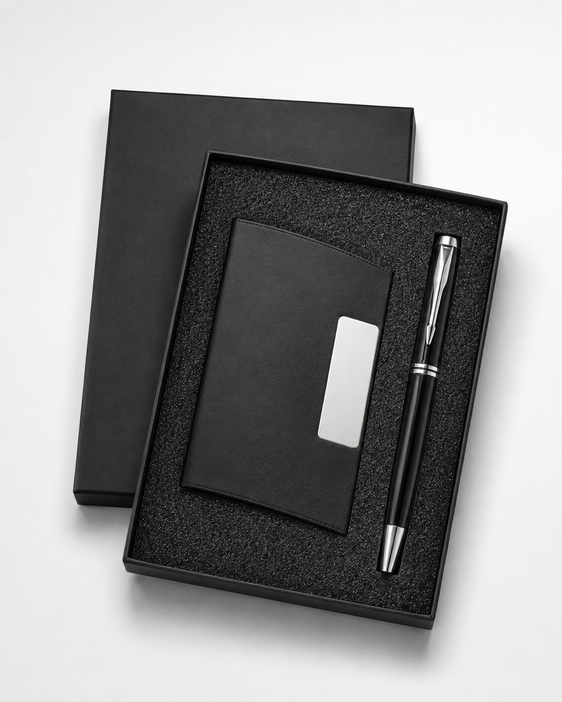 Premium Card Holder & Pen Gift Set