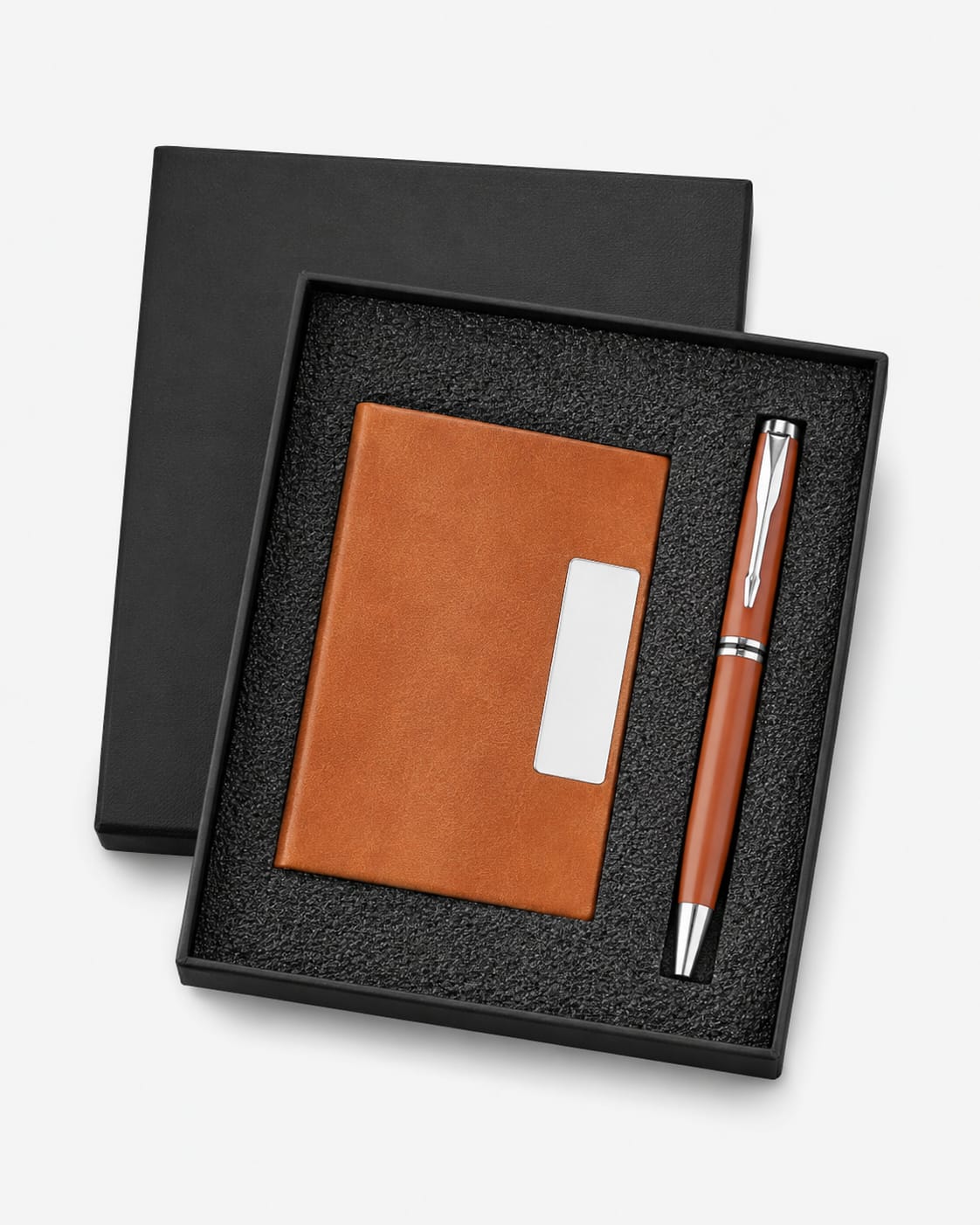 Premium Card Holder & Pen Gift Set