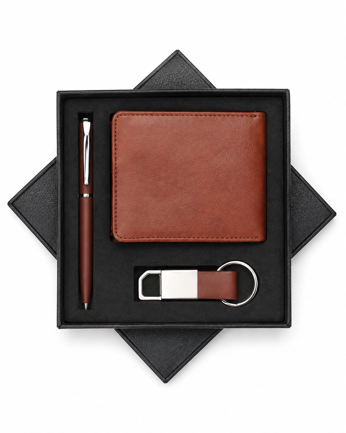 Purse, Pen & Keychain Corporate Gift Set - PARTYFOXX 