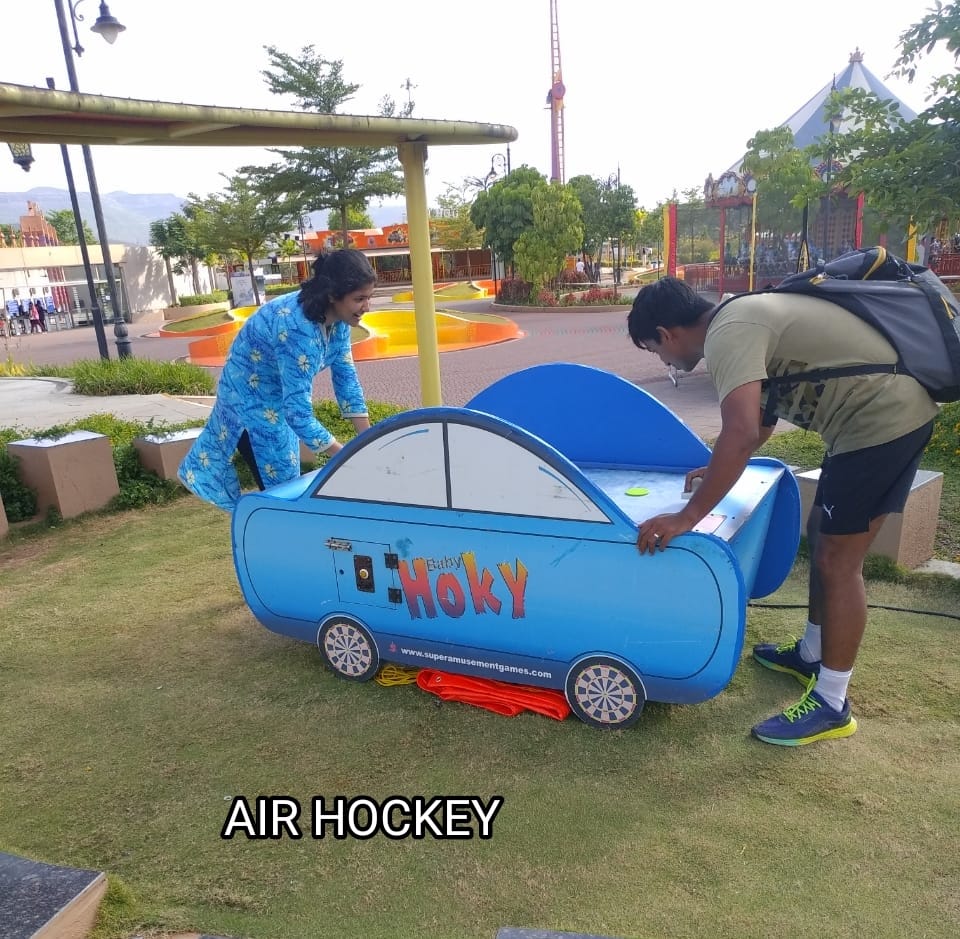 Bungee Air Hockey Bouncy for Parties & Events - PARTYFOXX 