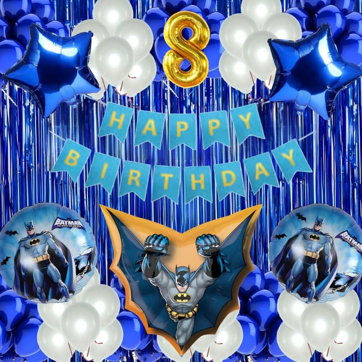 Birthday Decoration Kit for — Batman Theme Inspired - PARTYFOXX 