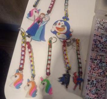 Bead Keychain Making Activity - PARTYFOXX 