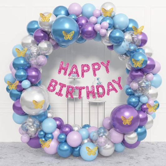 Birthday Decoration kit — Butterfly Theme - PARTYFOXX 