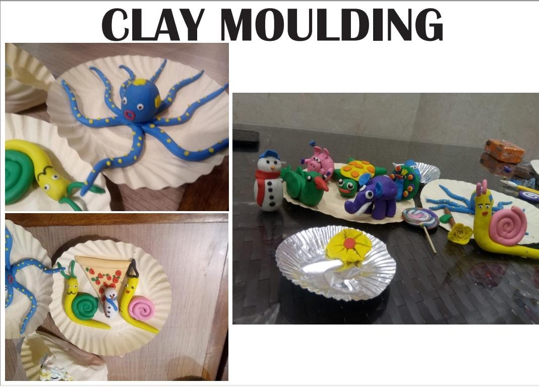 Clay Moulding Activity for Girls