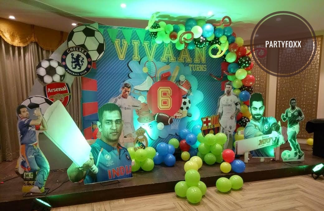 Cricket Theme Birthday Decoration - PARTYFOXX 