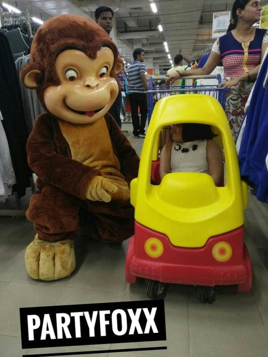 Curious George Mascot for Parties &  Events