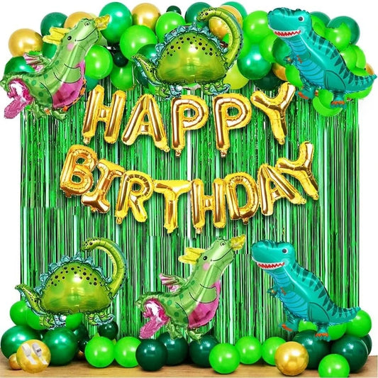 Dinosaur Theme Birthday Decoration Kit for Home - PARTYFOXX 