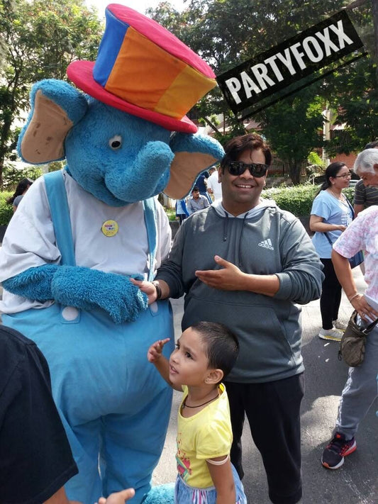 Elephant Mascot for Birthday Parties & Events