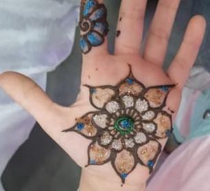 Customised Glitter Mehndi Activity - PARTYFOXX 