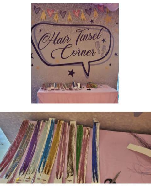 Customised Hair Tinsel Activity - PARTYFOXX 