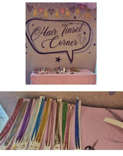 Customised Hair Tinsel Activity - PARTYFOXX 