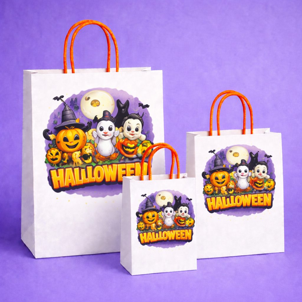 Halloween Paper Carry Bags for Return Gifts - PARTYFOXX 
