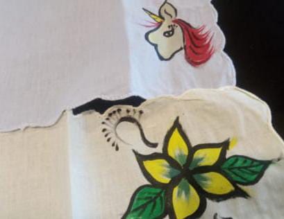 Customised Hanky Painting Activity - PARTYFOXX 