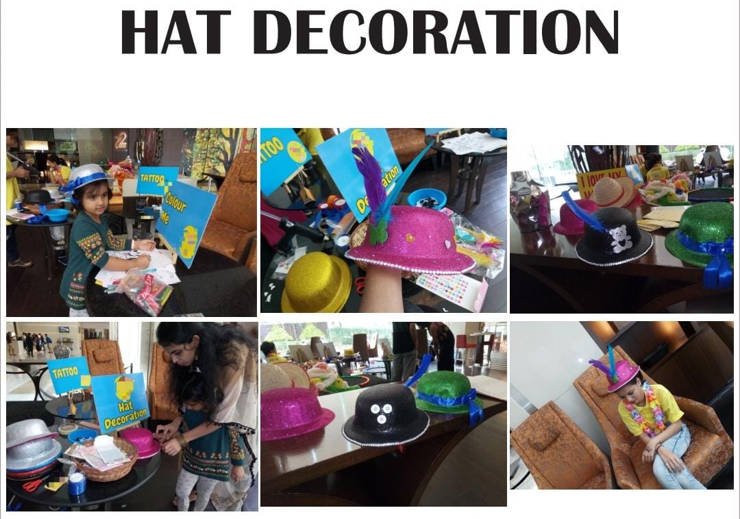 Hat Decoration Activity for Kids - PARTYFOXX 