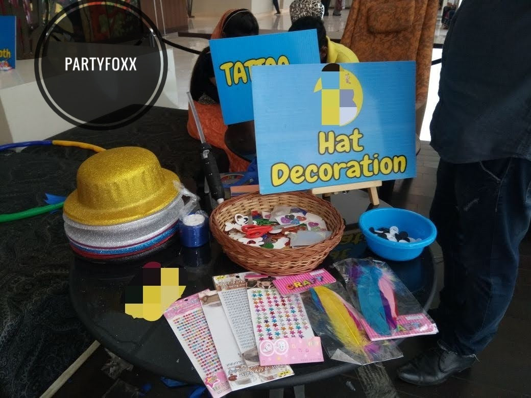 Hat Decoration Activity for Kids - PARTYFOXX 